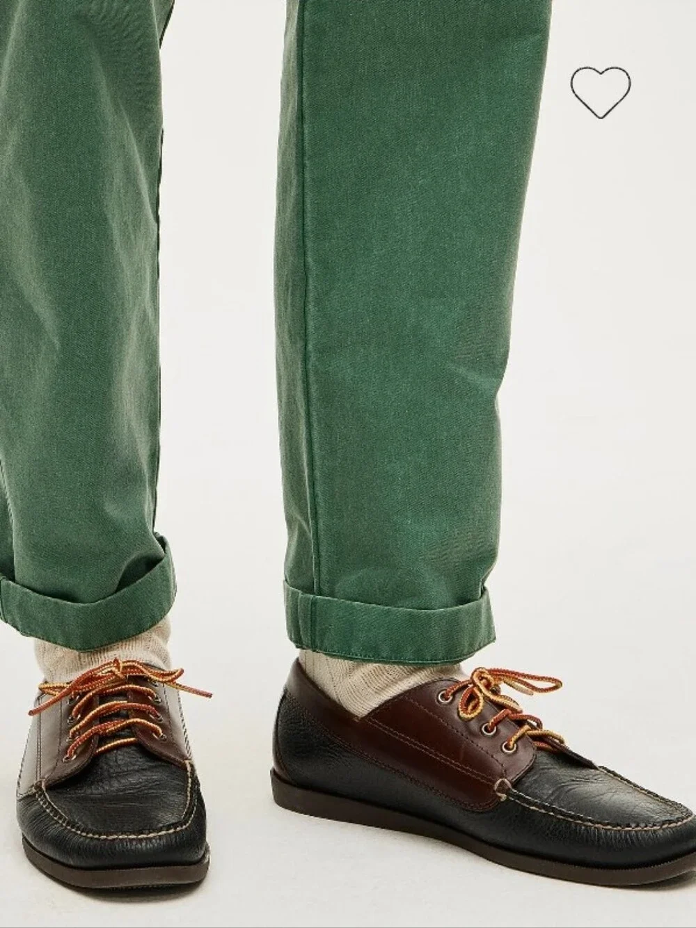 J. Crew Four-Eye Leather Lake Shoes - Whiskey & Black